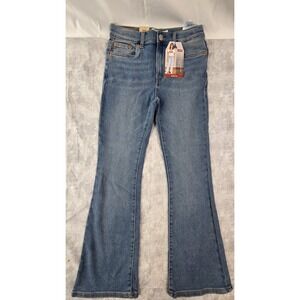 New!! Levi's Girls High Rise Adjustable Waistband 726 Flare Jeans Size 10